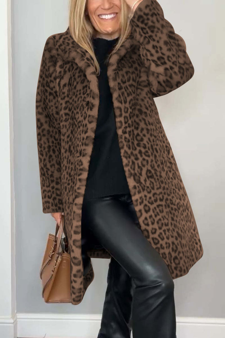 Gabriella | Bold Leopard Print Coat