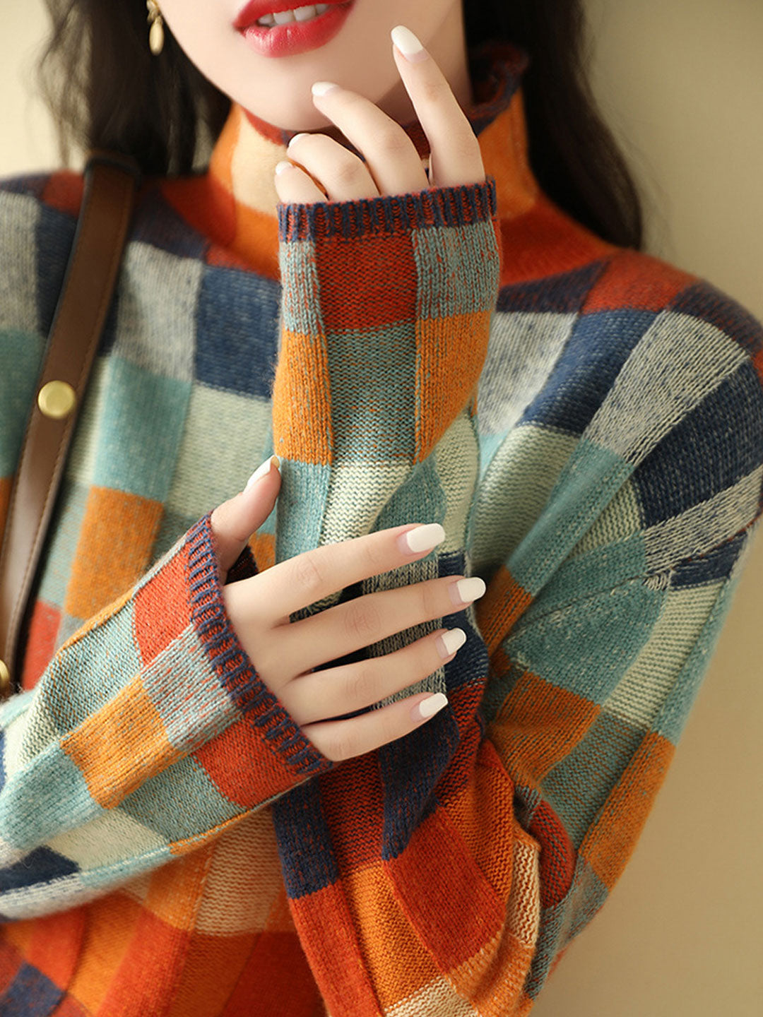 Isla | Relaxed Fit Plaid Sweater