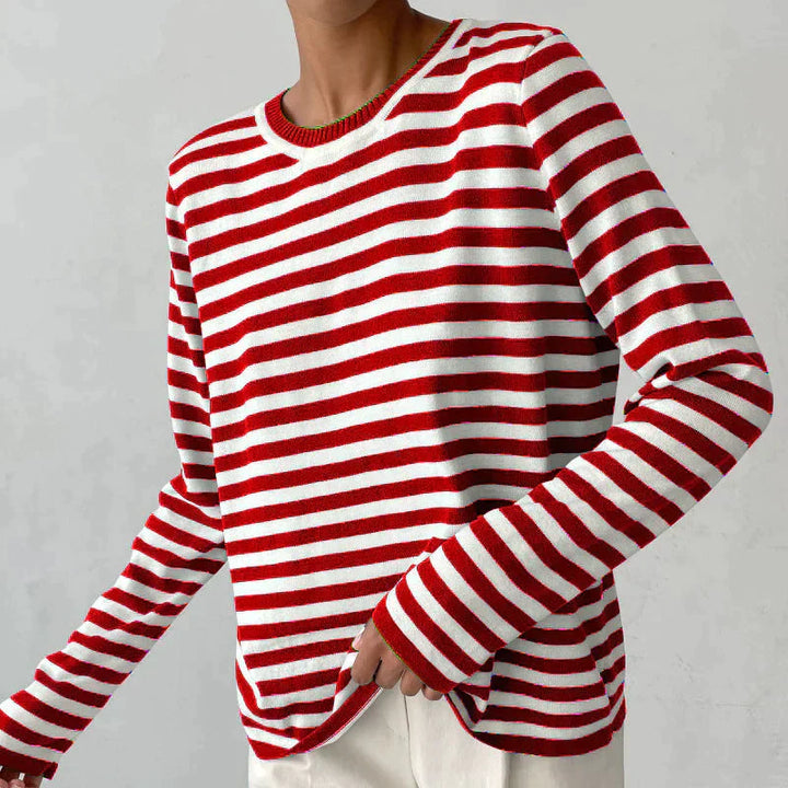 Sarah | Modern Striped Cotton Shirt