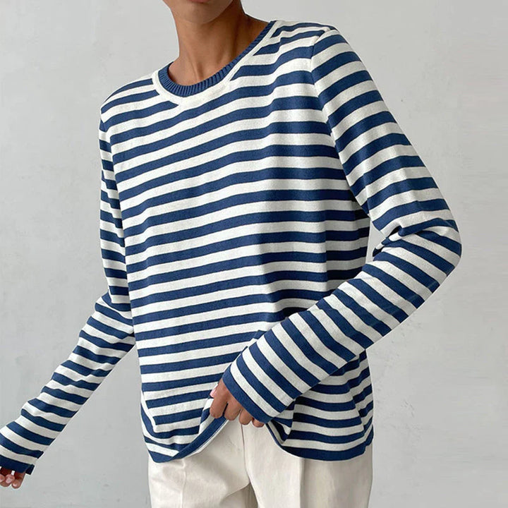 Sarah | Modern Striped Cotton Shirt