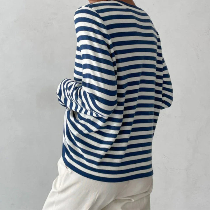 Sarah | Modern Striped Cotton Shirt