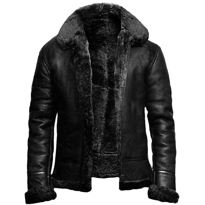 RIVI | Elegant Winter Leather Jacket