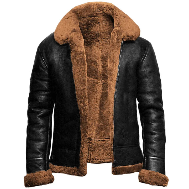 RIVI | Elegant Winter Leather Jacket