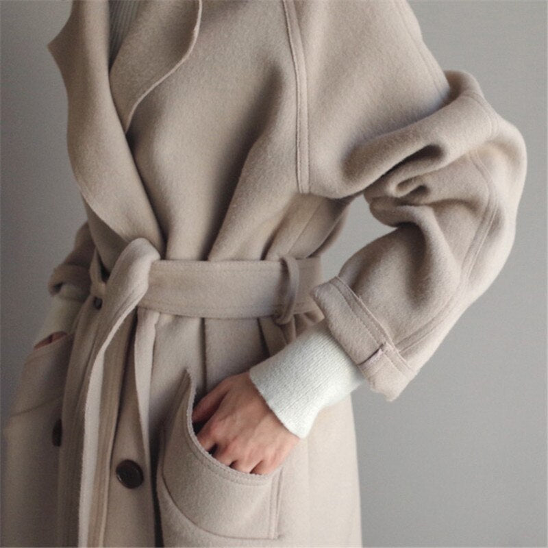 Sophia | Timeless Tailored Long Coat