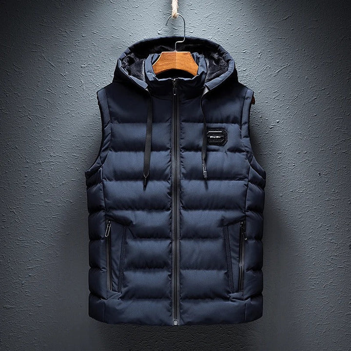 Dante | Winter Hooded Puffer Vest