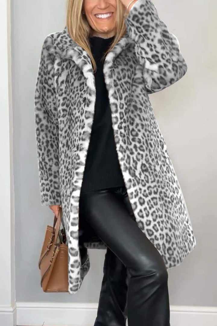 Gabriella | Bold Leopard Print Coat