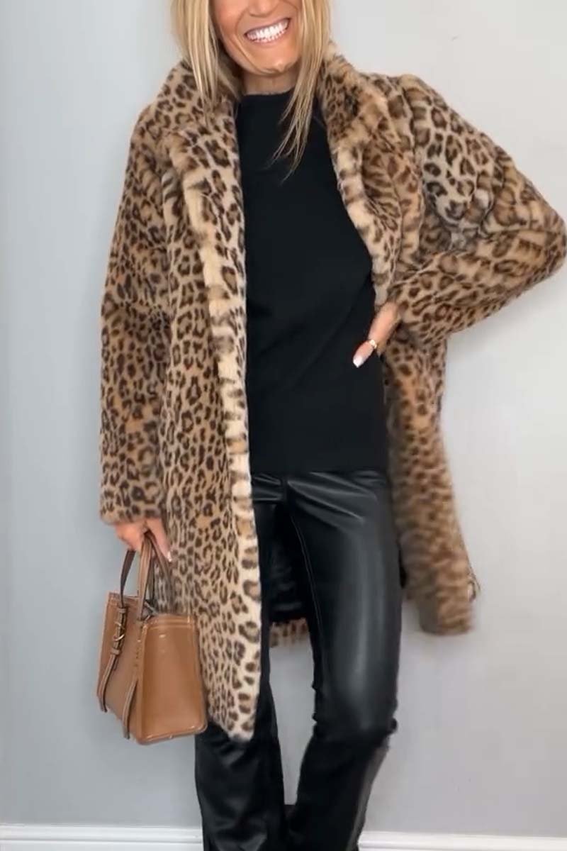 Gabriella | Bold Leopard Print Coat