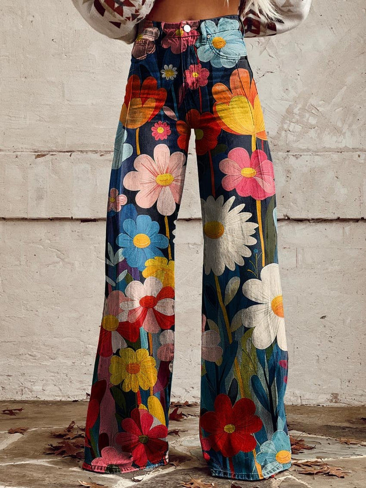 Margaret | Flower Trousers